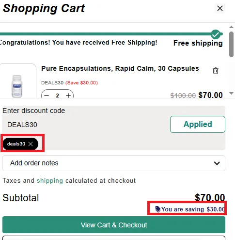 Hilifevitamins 30% off code